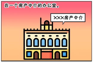 恶搞漫画 房产中介有块地